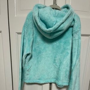 SO light blue fleece with hood